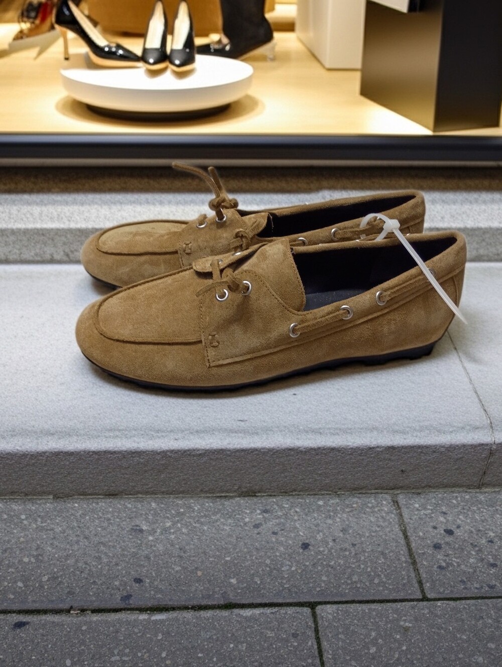 Vince Marin Women's Suede Slip On Boat Shoes Size 7